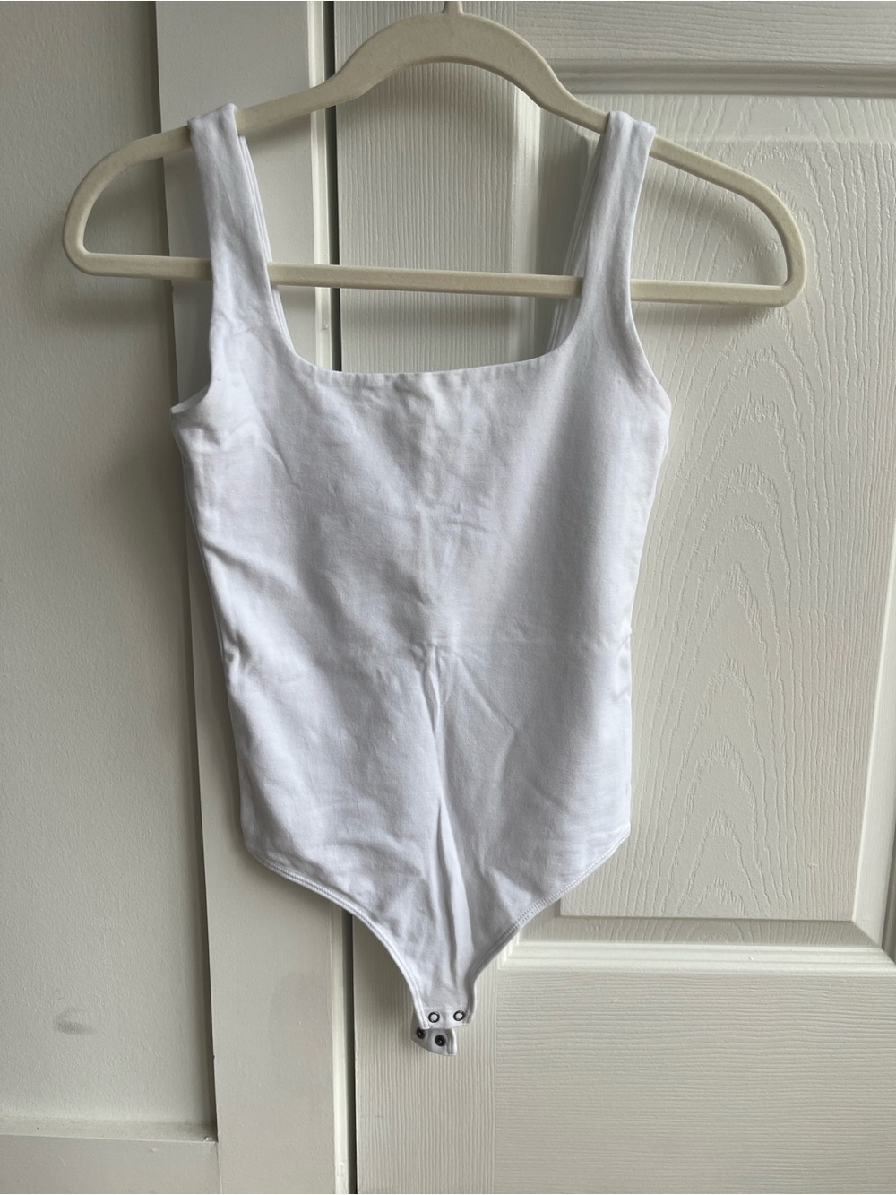 Abercrombie & Fitch White Tank-Style Bodysuit